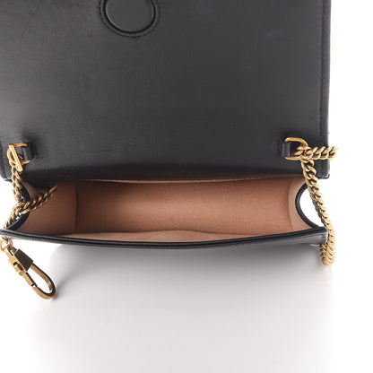Gucci Calfskin Matelasse Mini Animal Studs GG Marmont Bag Black 7 of 9