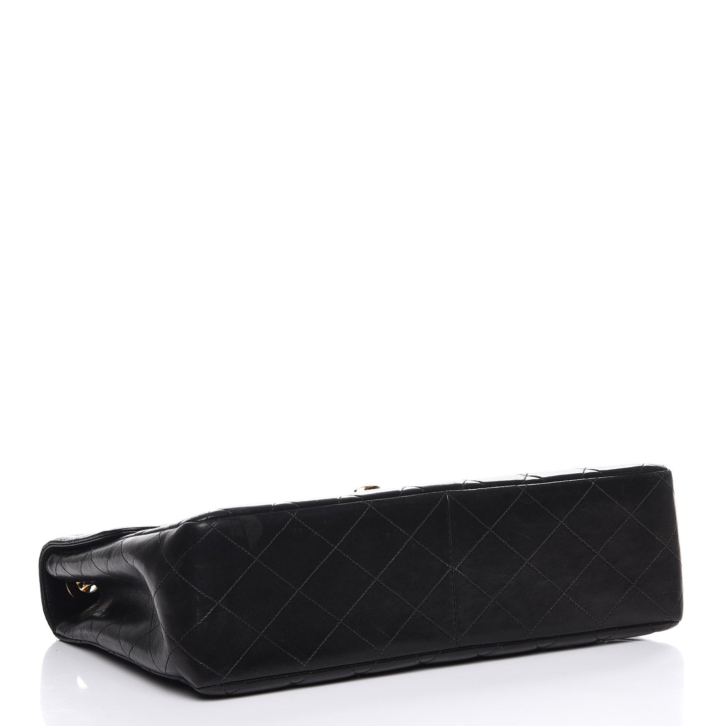 Lambskin Jumbo Flap Black