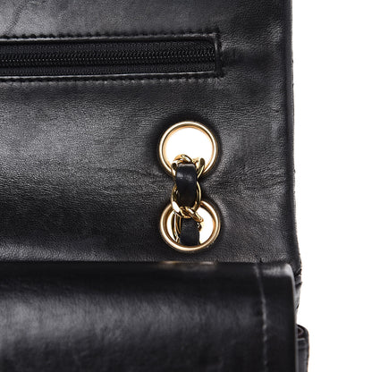 Chanel Lambskin Quilted Small Double Flap Black 17 of 20