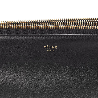 Celine Lambskin Small Trio Crossbody Bag Black 11 of 12