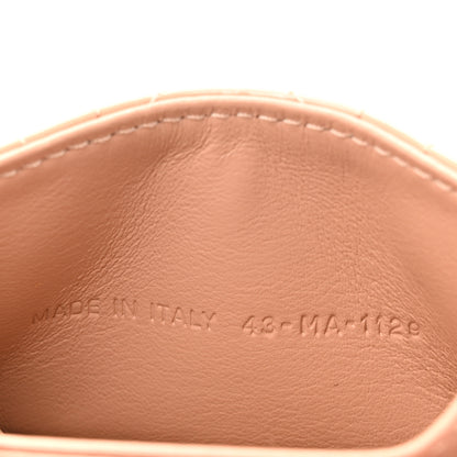 Christian Dior Patent Cannage Lady Dior 5-Gusset Card Holder Rose De Vents 7 of 11