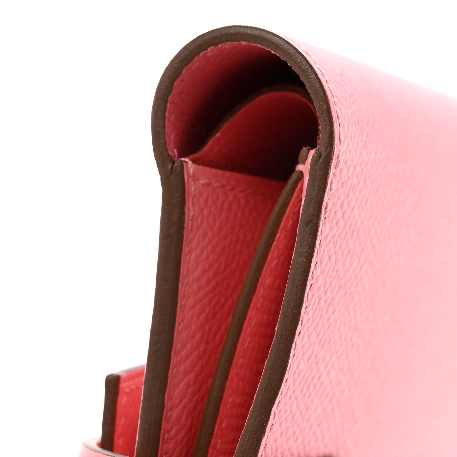 Hermes Epsom Medium Kelly Wallet Rose Confetti 9 of 12