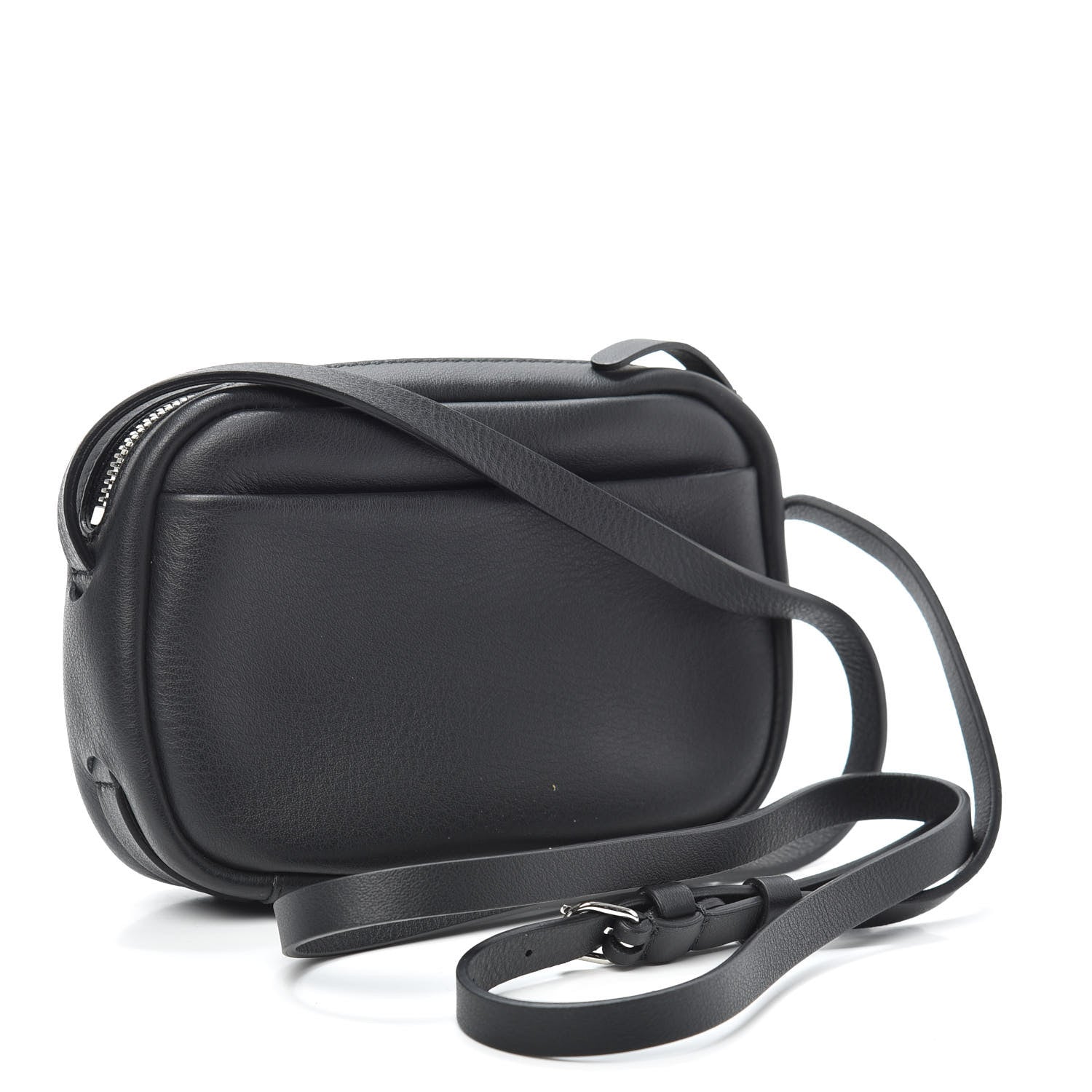 Balenciaga Calfskin Logo XS Everyday Camera Bag Black 3 of 9