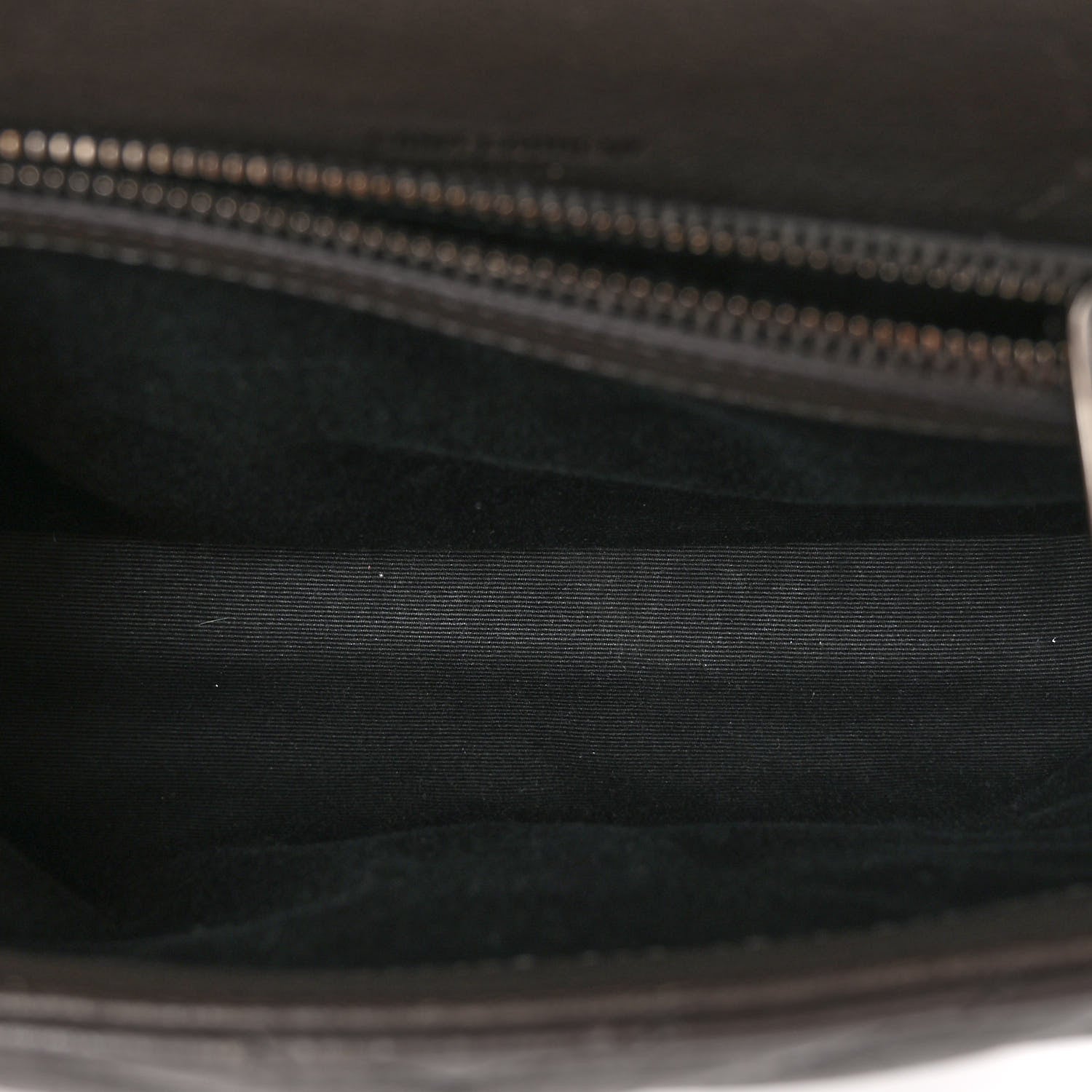 Saint Laurent Sheepskin Matelasse Chevron Monogram Medium College Bag Asphalt 5 of 16