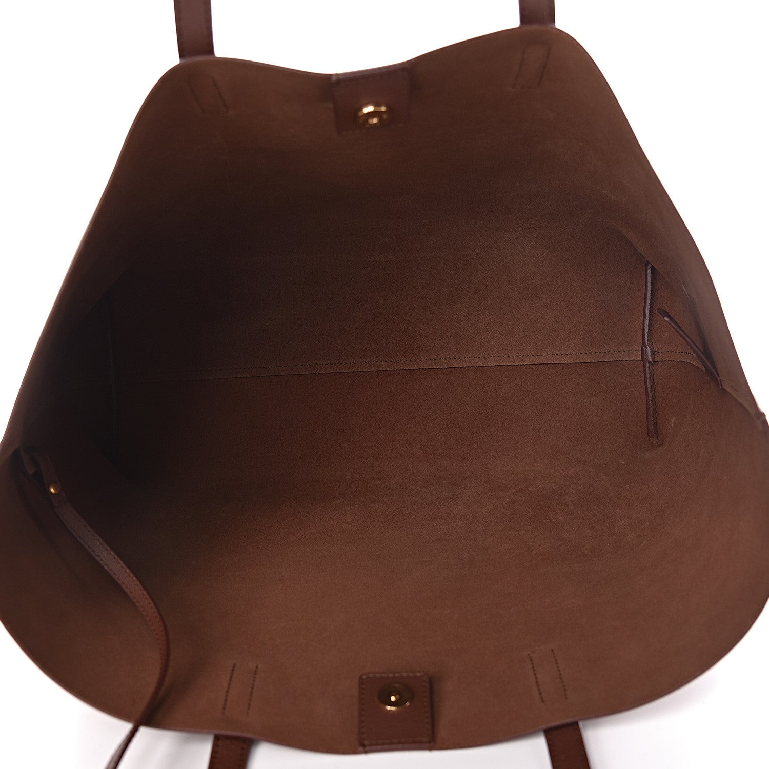 Saint Laurent Calfskin Large Shopping Tote Old Brandy 6 of 10
