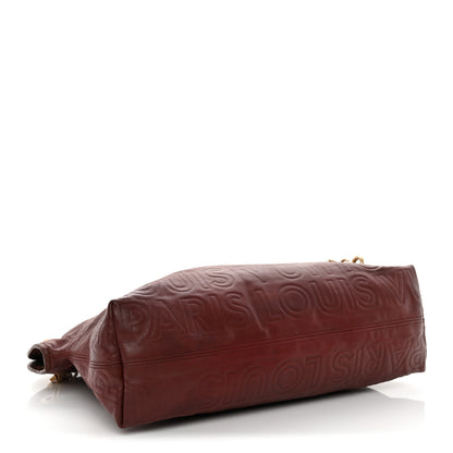 Louis Vuitton Monogram Paris Souple Whisper PM Burgundy 4 of 9