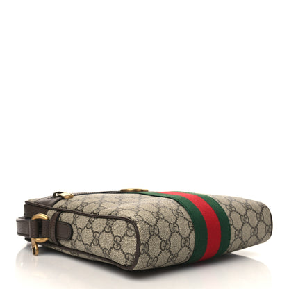 Gucci GG Supreme Monogram Web Small Ophidia Messenger Bag Brown 4 of 8