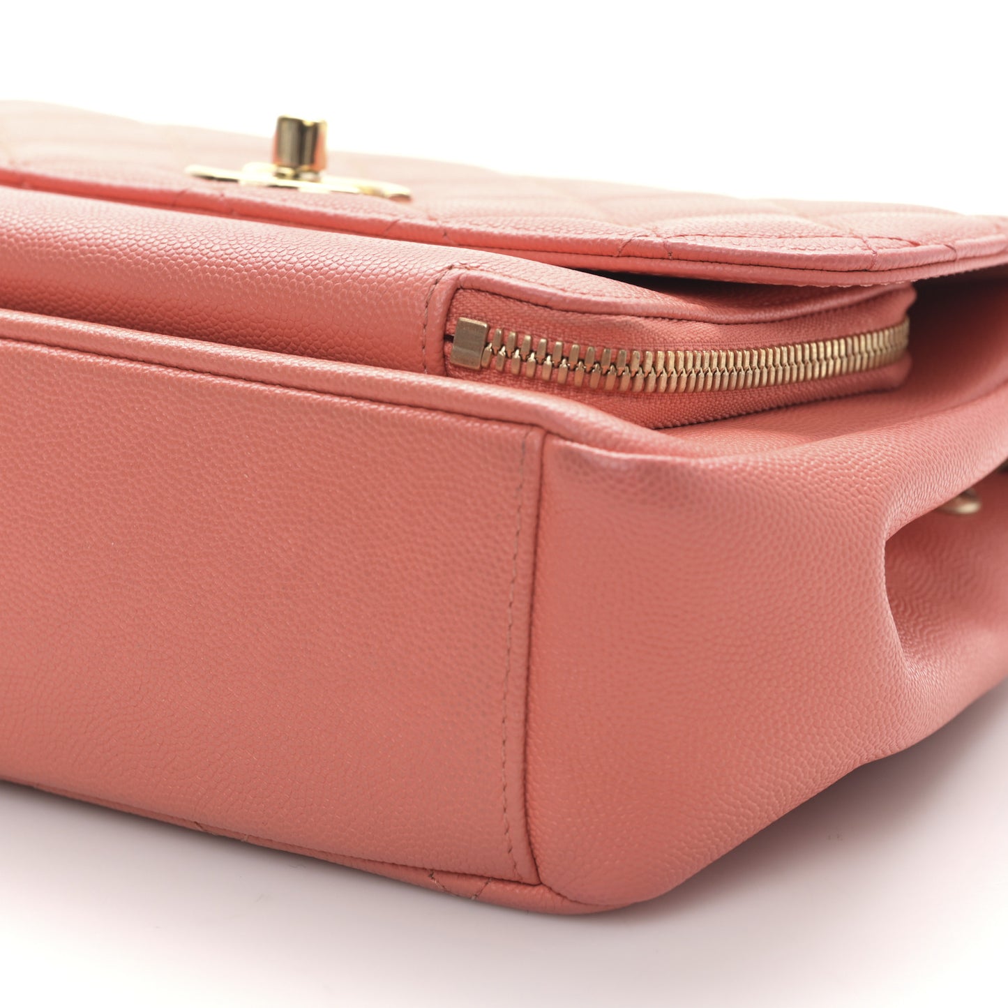 Caviar Quilted Medium Business Affinity Flap Pink