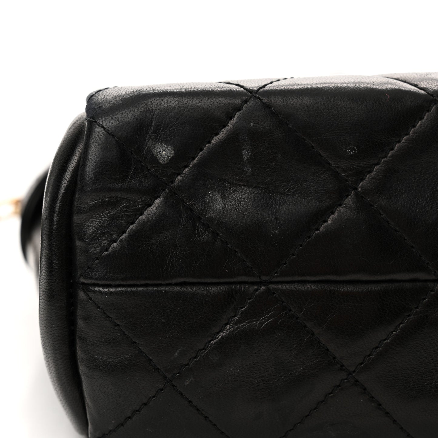 Calfskin Quilted In The Business Camera Bag Black