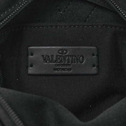 Valentino Garavani Nylon VLTN Print Mini Backpack Black White 6 of 8