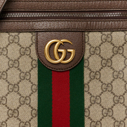 Gucci GG Supreme Monogram Web Small Ophidia Messenger Bag Brown 9 of 11
