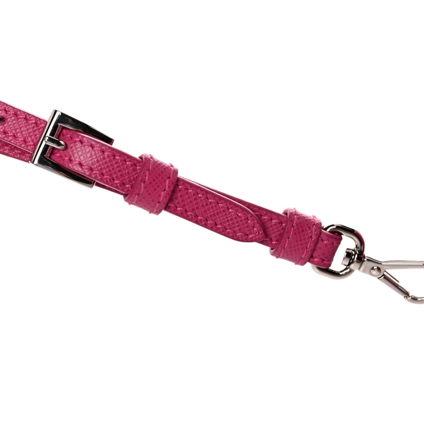 Tessuto Nylon Wristlet Fuxia