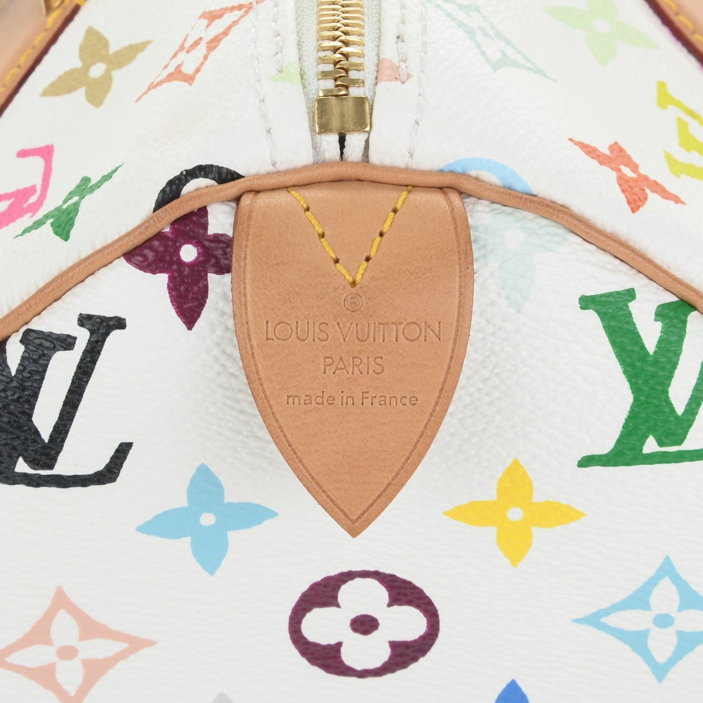 Monogram Multicolor Speedy 30 White