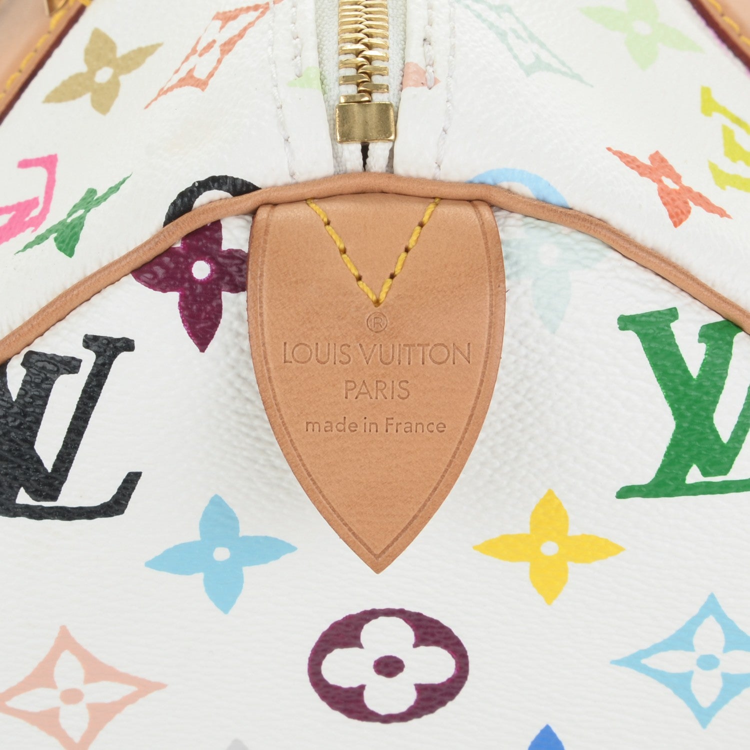 Louis Vuitton Monogram Multicolor Speedy 30 White 6 of 7