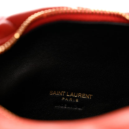 Saint Laurent Lambskin Quilted Icarino Bag Coral 6 of 10