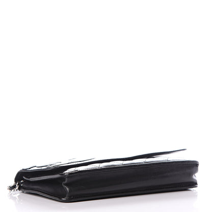Chanel Calfskin Quilted Cambon Wallet On Chain WOC Black 3 of 14