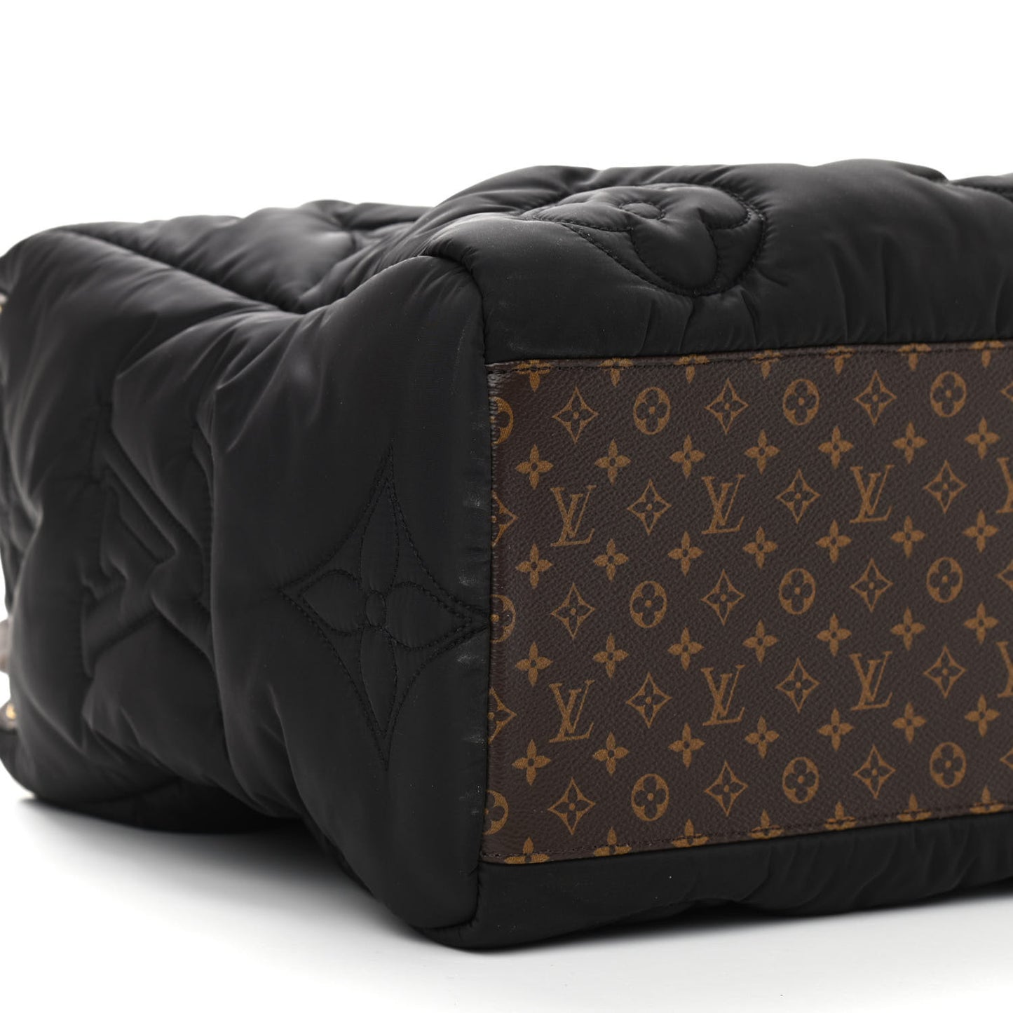 Econyl Monogram Pillow Giant Onthego GM Black