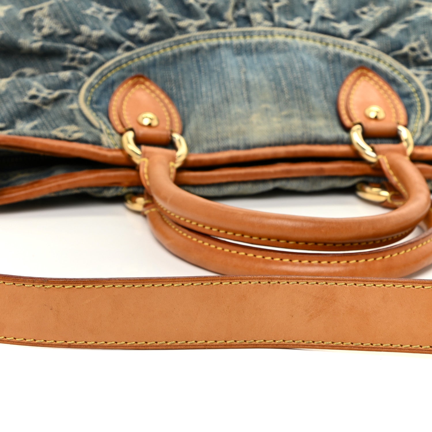 Louis Vuitton Denim Neo Cabby GM Blue 28 of 30