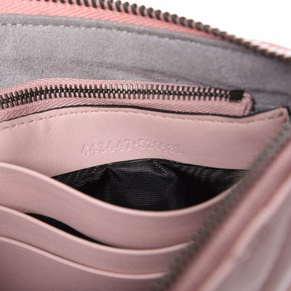 Gucci Calfskin Matelasse Mini GG Marmont Chain Bag Perfect Pink 7 of 8