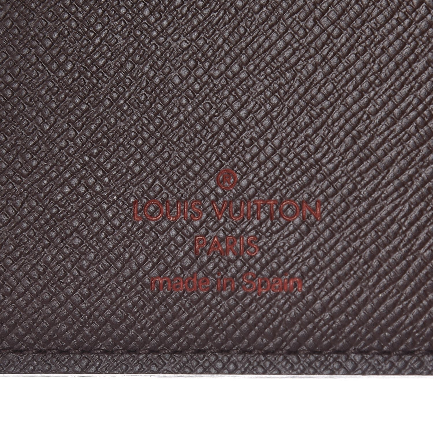 Louis Vuitton Damier Ebene Desk Agenda Cover 6 of 7