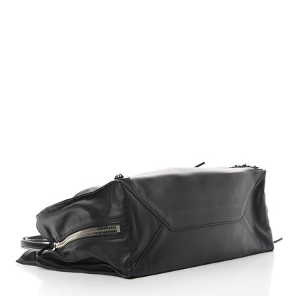 Balenciaga Supple Calfskin Papier A4 Zip Around Tote Black 4 of 11