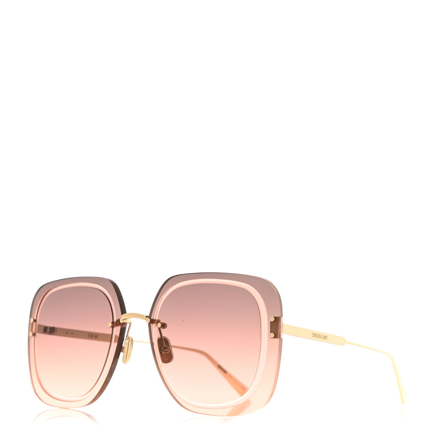 Christian Dior UltraDior SU Sunglasses Gold Pink 1 of 8