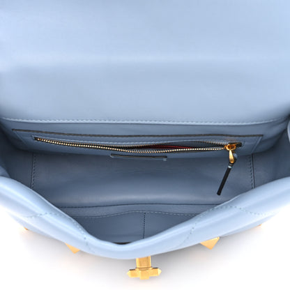 Valentino Garavani Nappa Medium Roman Stud Shoulder Bag Niagara 5 of 9