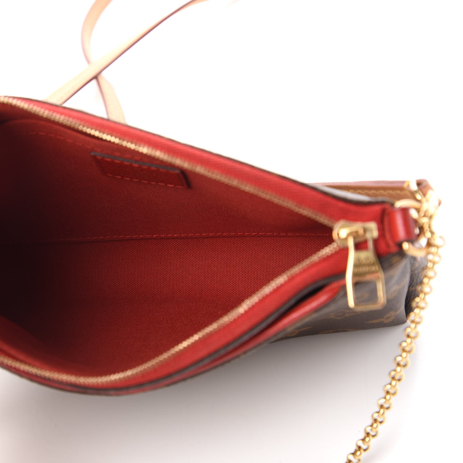 Louis Vuitton Monogram Pallas Clutch Cherry 6 of 13