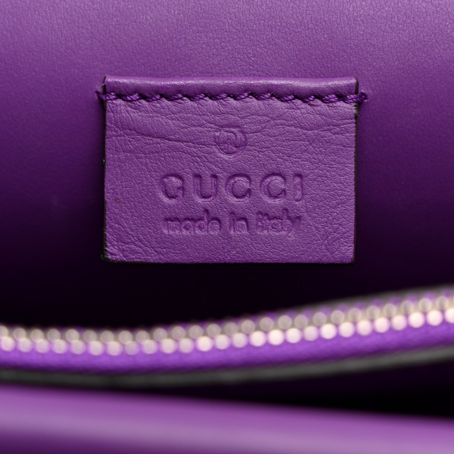 Gucci Suede Crystal Small Dionysus Shoulder Bag Bright Purple 6 of 10