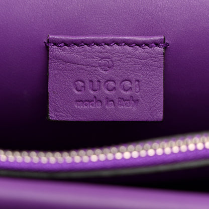 Gucci Suede Crystal Small Dionysus Shoulder Bag Bright Purple 6 of 10