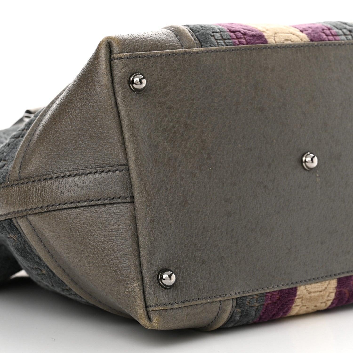 Gucci Velvet Horsebit Embossed Treasure Boston Multicolor 9 of 21