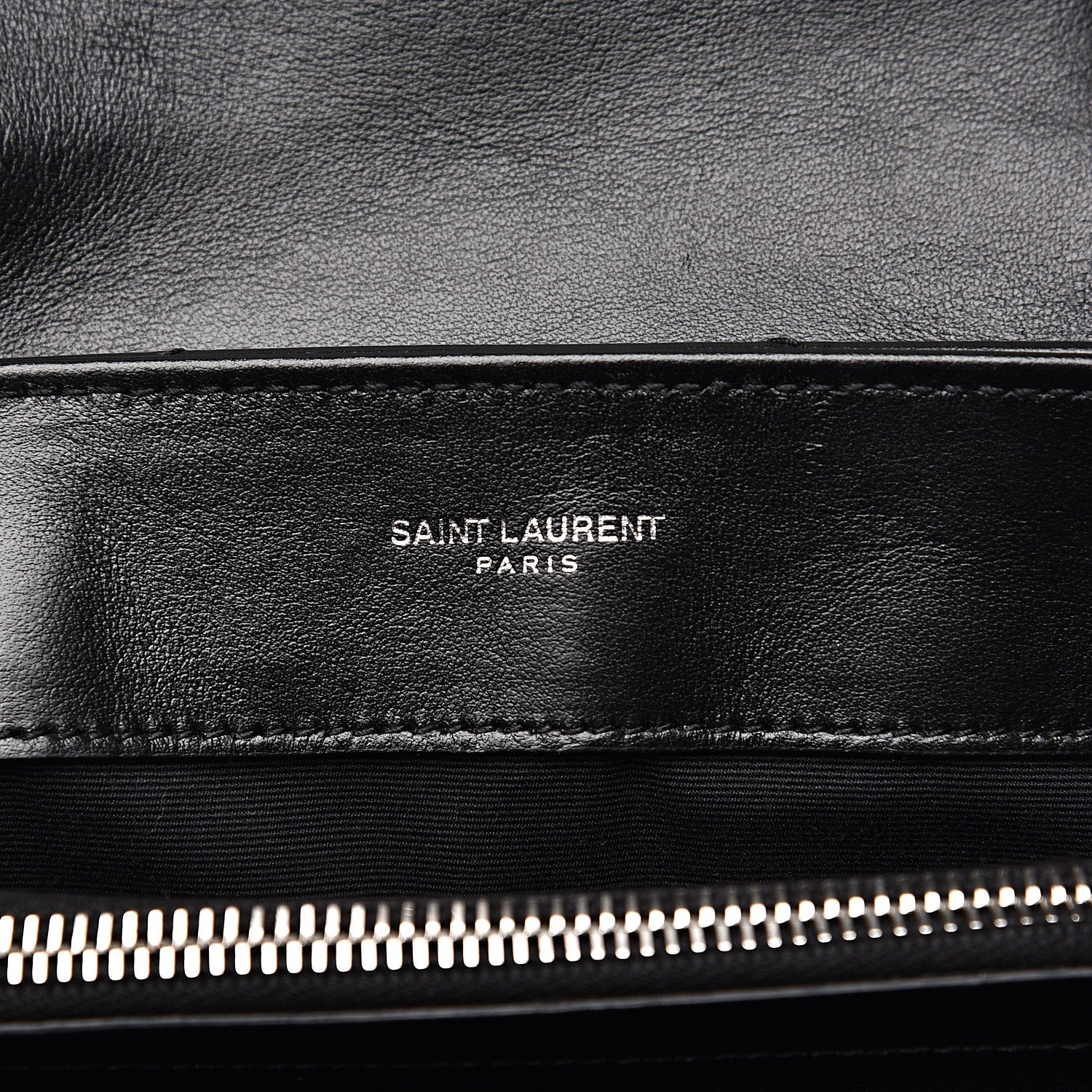 Saint Laurent Calfskin Y Quilted Monogram Small Loulou Chain Satchel Black 5 of 9