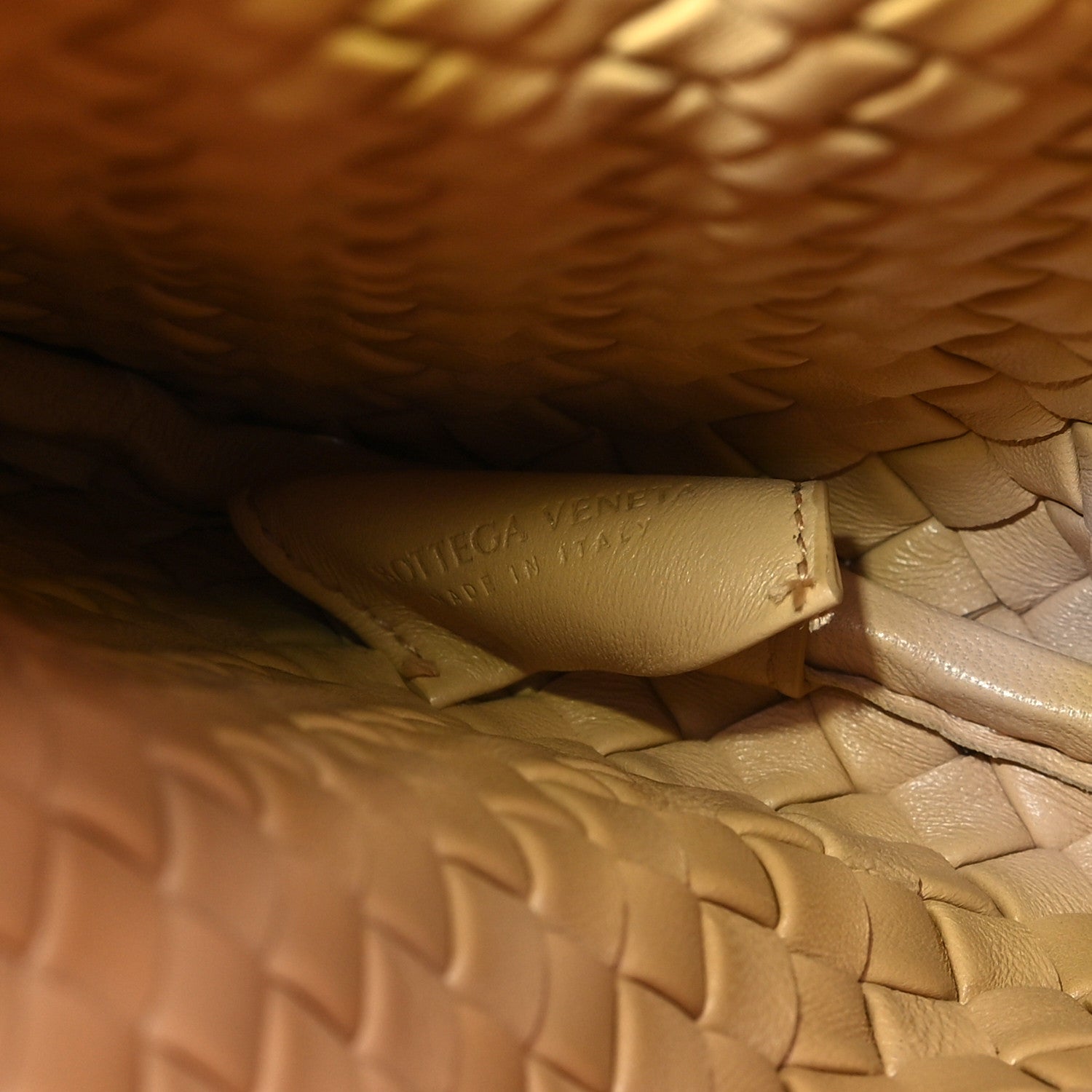 Bottega Veneta Nappa Intrecciato Crisscross Clutch Porridge 6 of 7