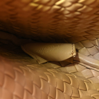 Bottega Veneta Nappa Intrecciato Crisscross Clutch Porridge 6 of 7
