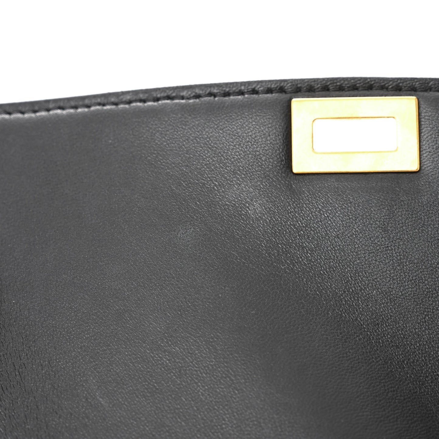 Lizard Medium Classic Box Flap Bag Natural