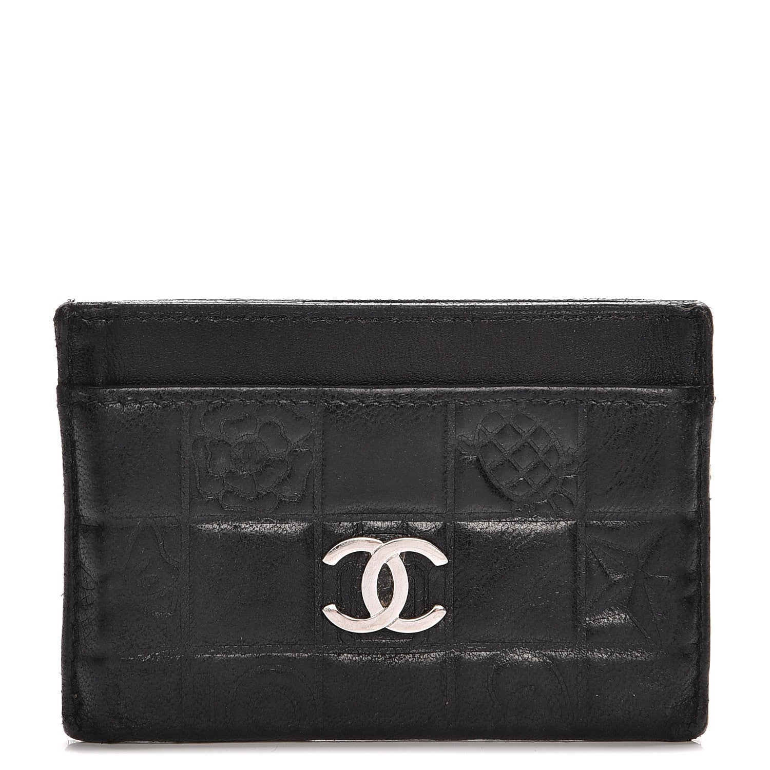 Chanel Lambskin Quilted Precious Symbols Card Holder Black 1 of 9
