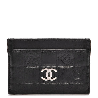 Chanel Lambskin Quilted Precious Symbols Card Holder Black 1 of 9