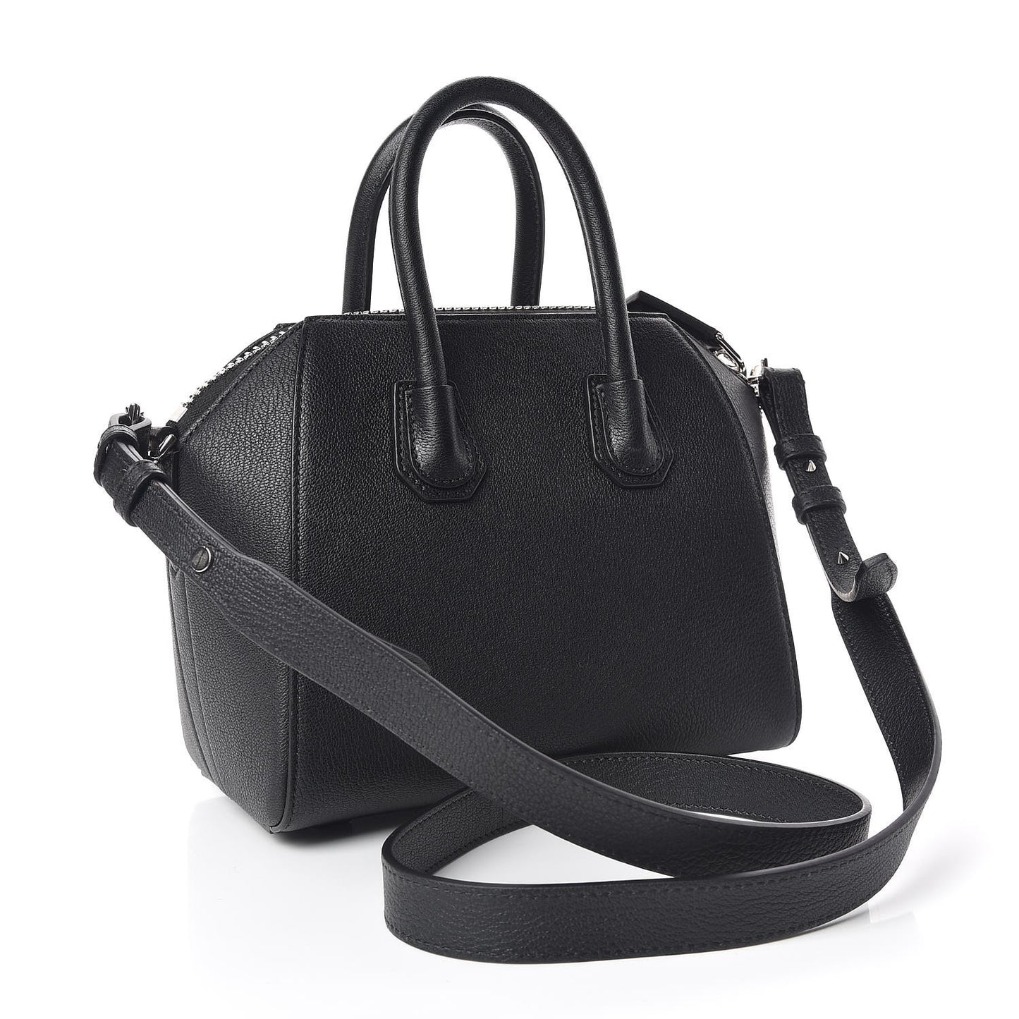 Sugar Goatskin Mini Antigona Black