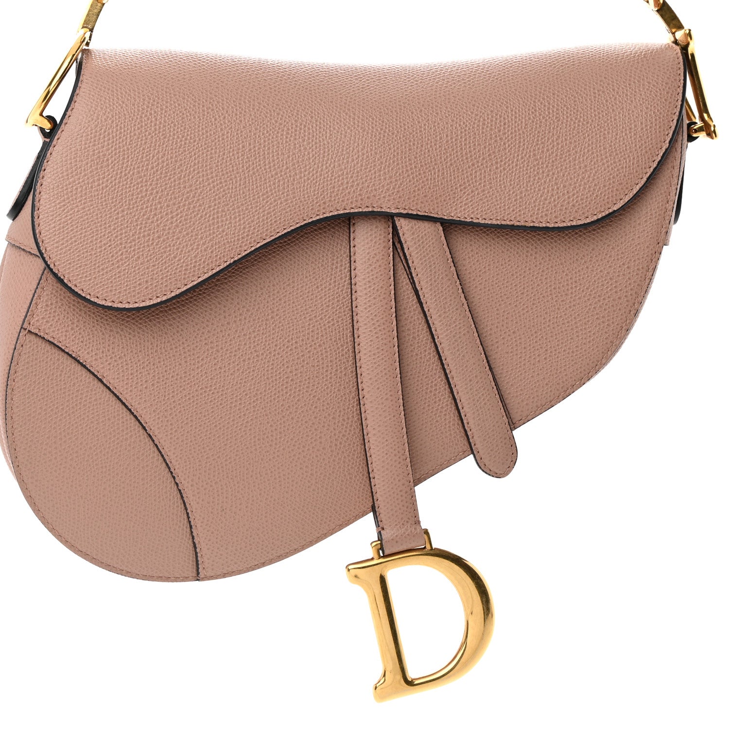 Christian Dior Grained Calfskin Saddle Bag Fard 8 of 14