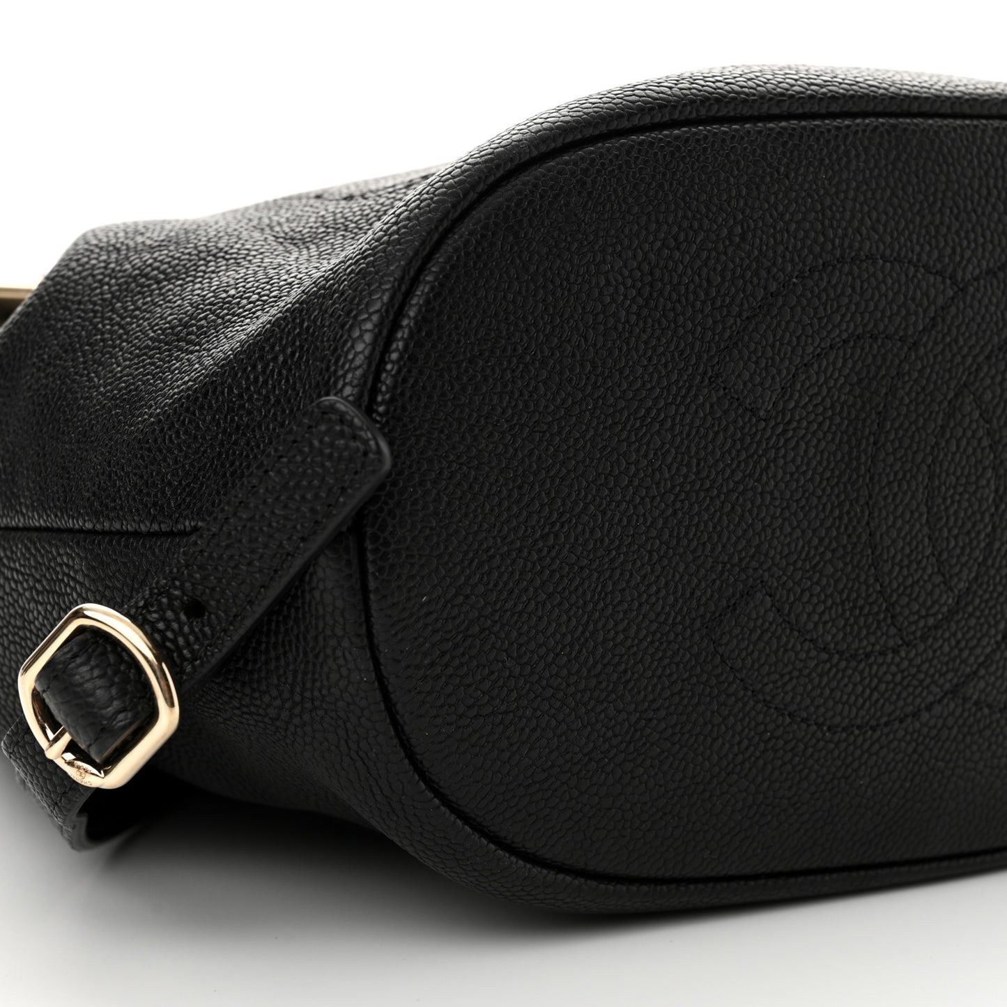 Caviar Quilted Backpack Black