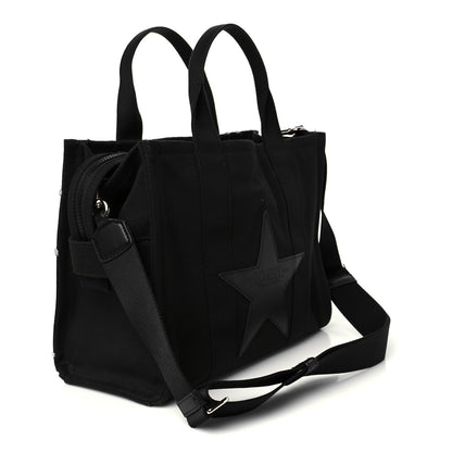 Marc Jacobs Canvas Embroidered Medium The Star Tote Bag Black 3 of 11