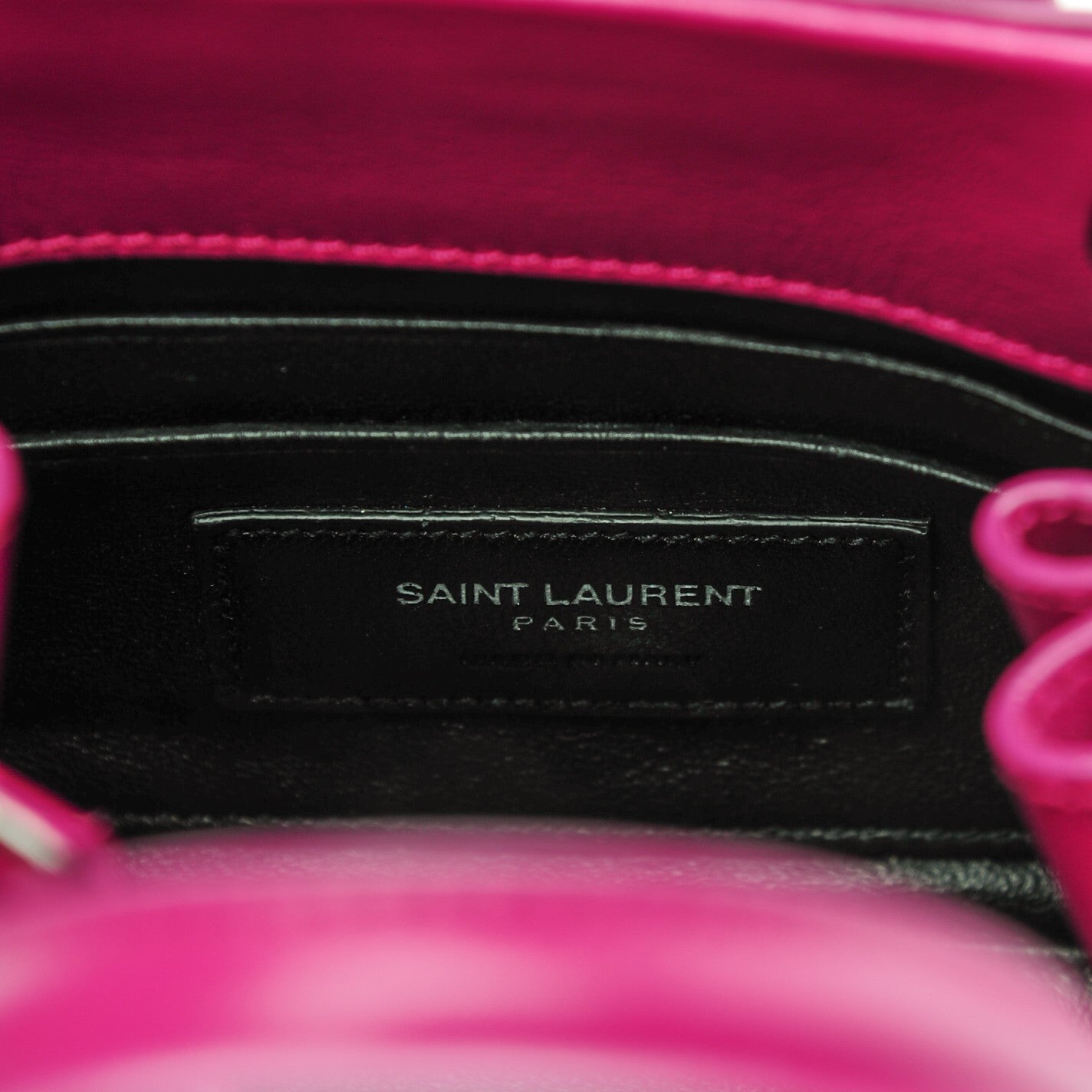 Calfskin Toy Sac De Jour Electric Pink
