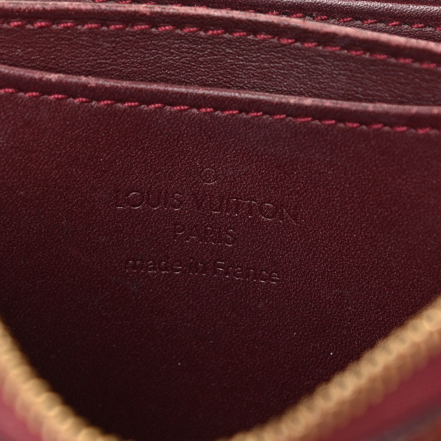 Louis Vuitton Vernis Zippy Coin Purse Wallet Rouge Fauviste 7 of 12
