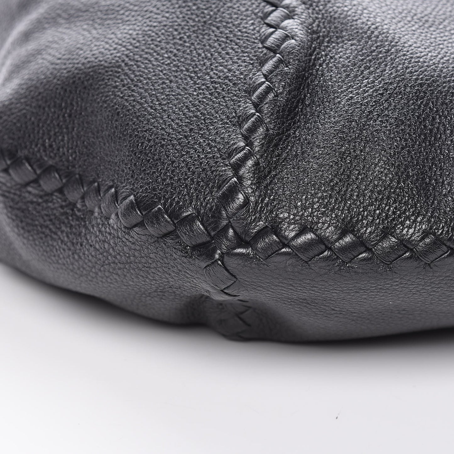 Cervo Deerskin Large Hobo Black