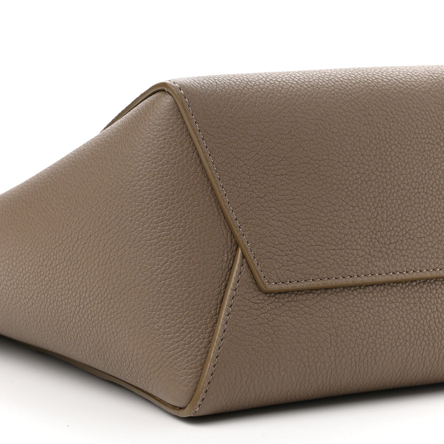 Celine Soft Grained Calfskin Small Sangle Bucket Bag Taupe 8 of 9