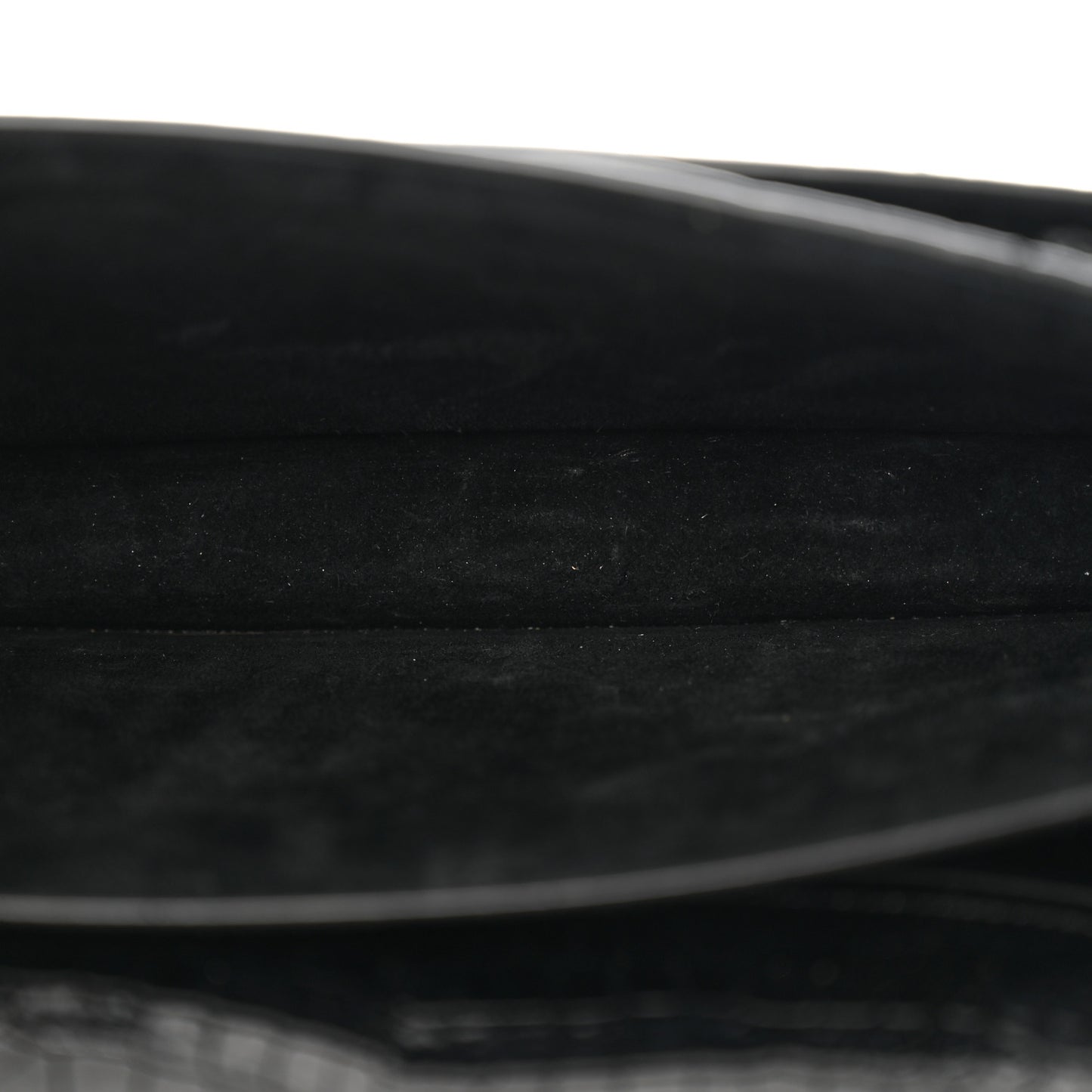 Calfskin Crocodile Embossed Medium Monogram Sunset Black