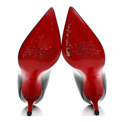 Christian Louboutin Patent Pigalle 100 Pumps 38 Black 6 of 13
