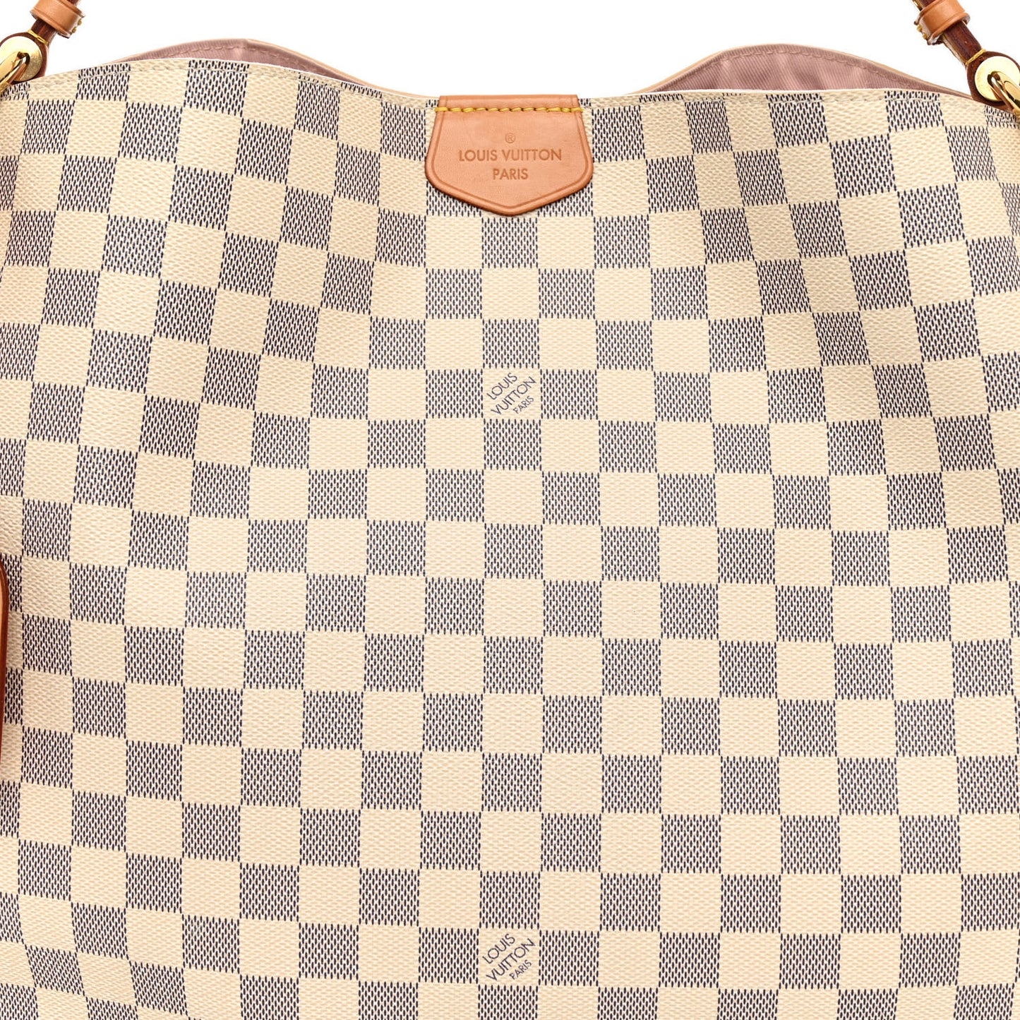 Damier Azur Graceful MM Rose Ballerine