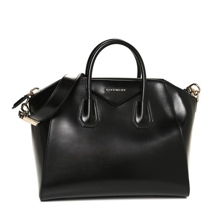 Givenchy Shiny Lord Calfskin Medium Antigona Black 1 of 11