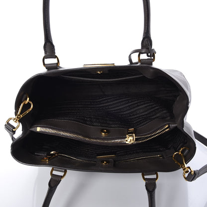 Prada Saffiano Lux Small Tote Grafite 6 of 9